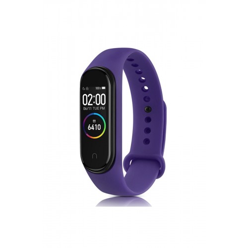 Newface Xiaomi Mi Band 4 Klasik Kordon - Mor Newface Xiaomi Mi Band 4 Klasik Kordon - Mor