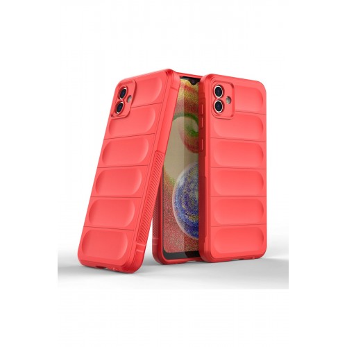 Newface Samsung Galaxy A04E Kılıf Optimum Silikon - Kırmızı Newface Samsung Galaxy A04E Kılıf Optimum Silikon - Kırmızı