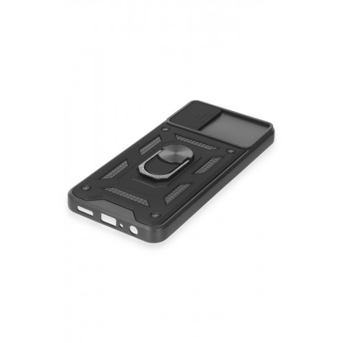 Newface Samsung Galaxy A04E Kılıf Pars Lens Yüzüklü Silikon - Siyah Newface Samsung Galaxy A04E Kılıf Pars Lens Yüzüklü Silikon - Siyah