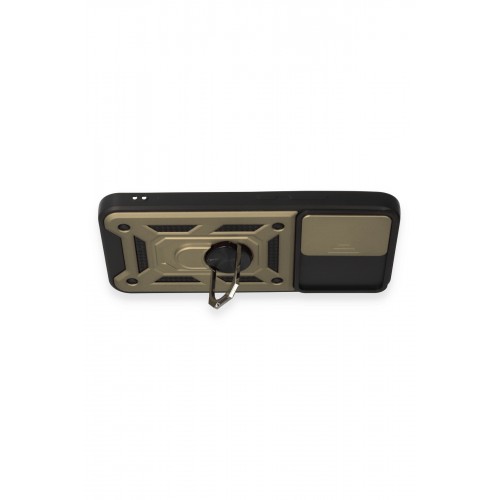 Newface Samsung Galaxy A34 5G Kılıf Pars Lens Yüzüklü Silikon - Gold Newface Samsung Galaxy A34 5G Kılıf Pars Lens Yüzüklü Silikon - Gold