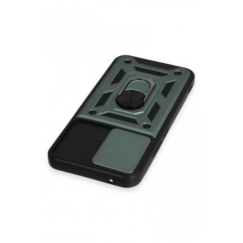 Newface Samsung Galaxy A34 5G Kılıf Pars Lens Yüzüklü Silikon - Yeşil Newface Samsung Galaxy A34 5G Kılıf Pars Lens Yüzüklü Silikon - Yeşil