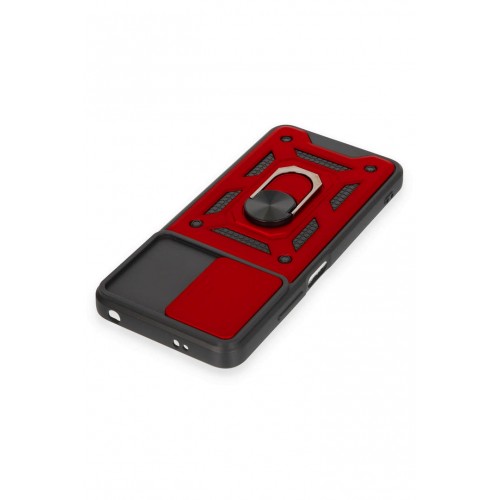 Newface Xiaomi Redmi Note 12 4G Kılıf Pars Lens Yüzüklü Silikon - Kırmızı Newface Xiaomi Redmi Note 12 4G Kılıf Pars Lens Yüzüklü Silikon - Kırmızı