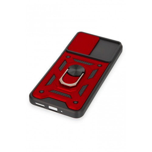 Newface Xiaomi Redmi Note 12 4G Kılıf Pars Lens Yüzüklü Silikon - Kırmızı Newface Xiaomi Redmi Note 12 4G Kılıf Pars Lens Yüzüklü Silikon - Kırmızı