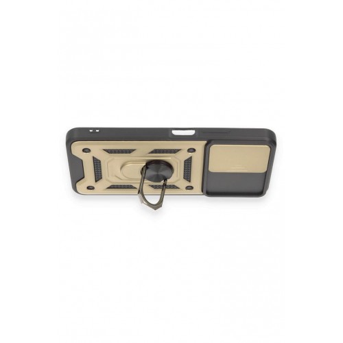Newface Xiaomi Redmi Note 12 4G Kılıf Pars Lens Yüzüklü Silikon - Gold Newface Xiaomi Redmi Note 12 4G Kılıf Pars Lens Yüzüklü Silikon - Gold