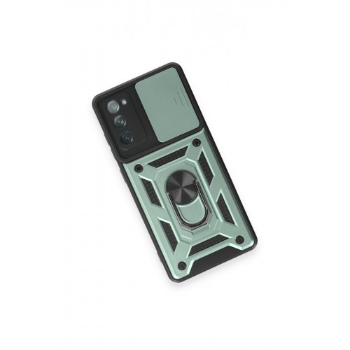 Newface Samsung Galaxy S20 FE Kılıf Pars Lens Yüzüklü Silikon - Yeşil Newface Samsung Galaxy S20 FE Kılıf Pars Lens Yüzüklü Silikon - Yeşil