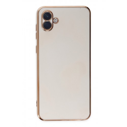Newface Samsung Galaxy A04E Kılıf Volet Silikon - Beyaz Newface Samsung Galaxy A04E Kılıf Volet Silikon - Beyaz