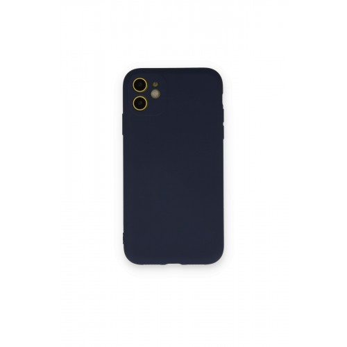 Newface iPhone 12 Mini Kılıf Nano içi Kadife Silikon - Lacivert Newface iPhone 12 Mini Kılıf Nano içi Kadife Silikon - Lacivert