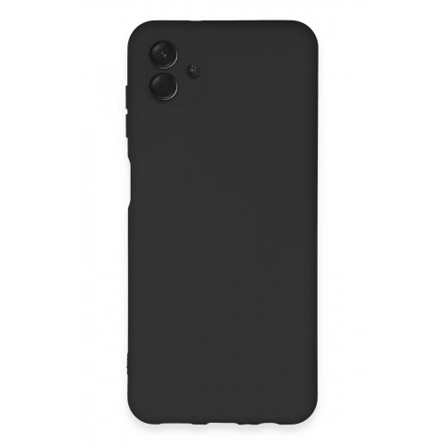 Newface Samsung Galaxy A04E Kılıf Nano içi Kadife Silikon - Siyah Newface Samsung Galaxy A04E Kılıf Nano içi Kadife Silikon - Siyah