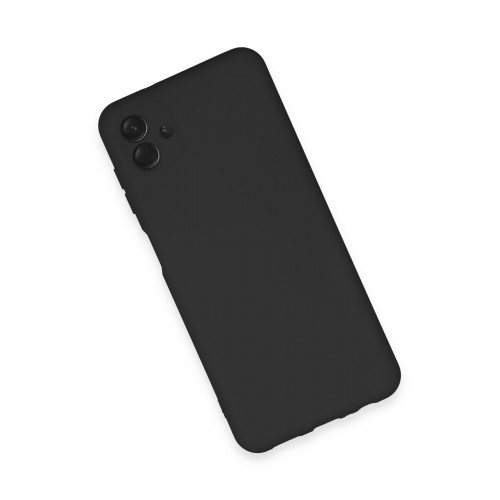 Newface Samsung Galaxy A04E Kılıf Nano içi Kadife Silikon - Siyah Newface Samsung Galaxy A04E Kılıf Nano içi Kadife Silikon - Siyah