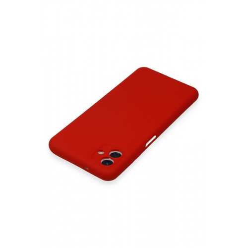 Newface Samsung Galaxy A04E Kılıf Nano içi Kadife Silikon - Kırmızı Newface Samsung Galaxy A04E Kılıf Nano içi Kadife Silikon - Kırmızı