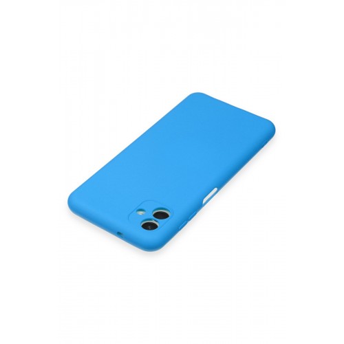 Newface Samsung Galaxy A04E Kılıf Nano içi Kadife Silikon - Mavi Newface Samsung Galaxy A04E Kılıf Nano içi Kadife Silikon - Mavi