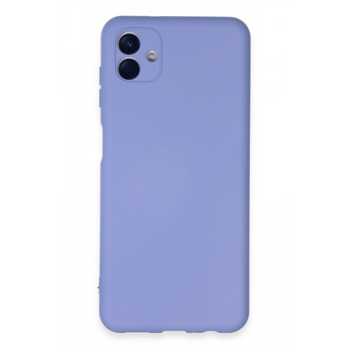 Newface Samsung Galaxy A04E Kılıf Nano içi Kadife Silikon - Lila Newface Samsung Galaxy A04E Kılıf Nano içi Kadife Silikon - Lila