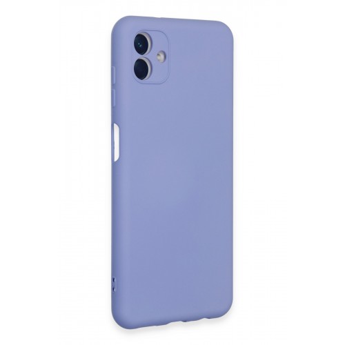 Newface Samsung Galaxy A04E Kılıf Nano içi Kadife Silikon - Lila Newface Samsung Galaxy A04E Kılıf Nano içi Kadife Silikon - Lila