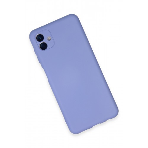 Newface Samsung Galaxy A04E Kılıf Nano içi Kadife Silikon - Lila Newface Samsung Galaxy A04E Kılıf Nano içi Kadife Silikon - Lila