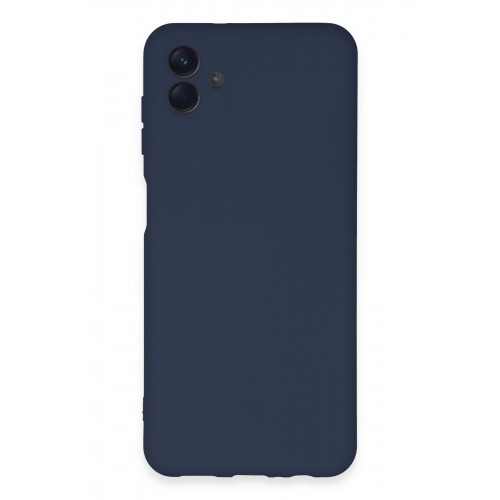 Newface Samsung Galaxy A04E Kılıf Nano içi Kadife Silikon - Lacivert Newface Samsung Galaxy A04E Kılıf Nano içi Kadife Silikon - Lacivert