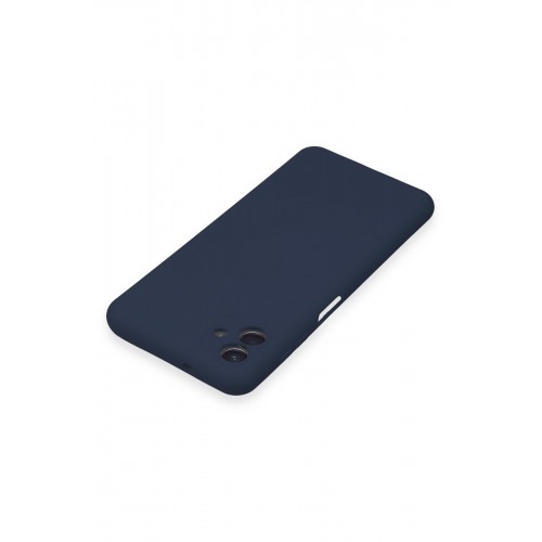 Newface Samsung Galaxy A04E Kılıf Nano içi Kadife Silikon - Lacivert Newface Samsung Galaxy A04E Kılıf Nano içi Kadife Silikon - Lacivert