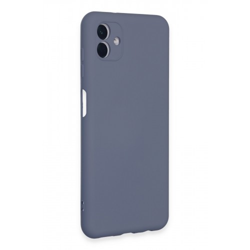 Newface Samsung Galaxy A04E Kılıf Nano içi Kadife Silikon - Gri Newface Samsung Galaxy A04E Kılıf Nano içi Kadife Silikon - Gri