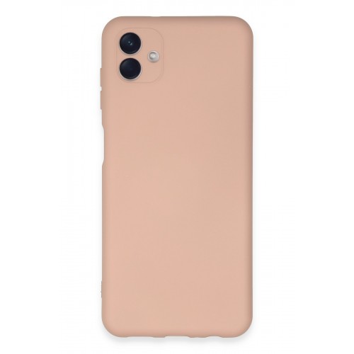 Newface Samsung Galaxy A04E Kılıf Nano içi Kadife Silikon - Pudra Newface Samsung Galaxy A04E Kılıf Nano içi Kadife Silikon - Pudra