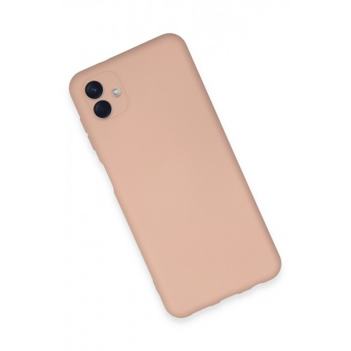Newface Samsung Galaxy A04E Kılıf Nano içi Kadife Silikon - Pudra Newface Samsung Galaxy A04E Kılıf Nano içi Kadife Silikon - Pudra