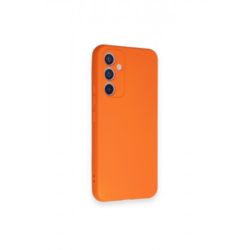 Newface Samsung Galaxy A54 5G Kılıf Nano içi Kadife Silikon - Turuncu Newface Samsung Galaxy A54 5G Kılıf Nano içi Kadife Silikon - Turuncu