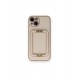 Newface iPhone 14 Kılıf Coco Elit Kapak - Gold Newface iPhone 14 Kılıf Coco Elit Kapak - Gold