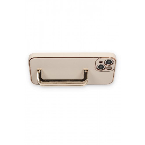 Newface iPhone 14 Kılıf Coco Elit Kapak - Gold Newface iPhone 14 Kılıf Coco Elit Kapak - Gold