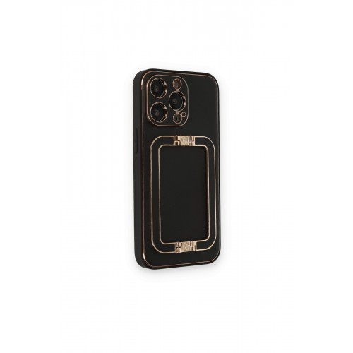 Newface iPhone 14 Pro Kılıf Coco Elit Kapak - Siyah Newface iPhone 14 Pro Kılıf Coco Elit Kapak - Siyah