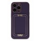 Newface iPhone 13 Pro Max Kılıf Coco Elit Kapak - Derin Mor Newface iPhone 13 Pro Max Kılıf Coco Elit Kapak - Derin Mor