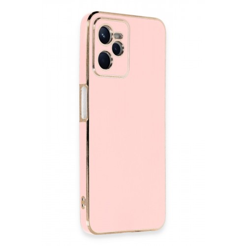 Newface Realme C35 Kılıf Volet Silikon - Pembe Newface Realme C35 Kılıf Volet Silikon - Pembe