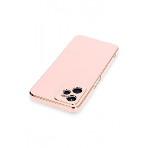 Newface Realme C35 Kılıf Volet Silikon - Pembe Newface Realme C35 Kılıf Volet Silikon - Pembe