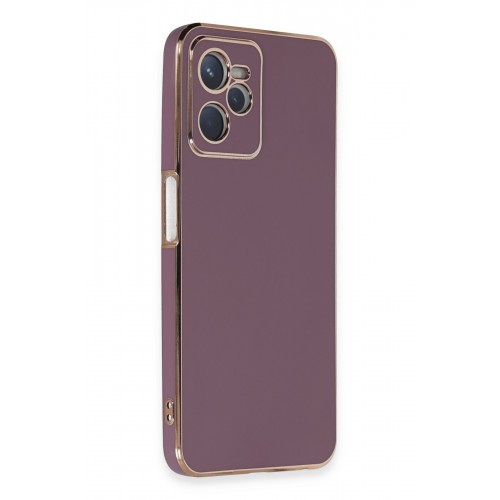 Newface Realme C35 Kılıf Volet Silikon - Mor Newface Realme C35 Kılıf Volet Silikon - Mor