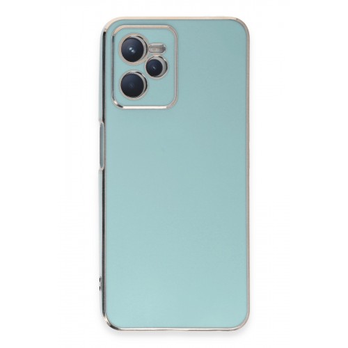 Newface Realme C35 Kılıf Volet Silikon - Açık Yeşil Newface Realme C35 Kılıf Volet Silikon - Açık Yeşil