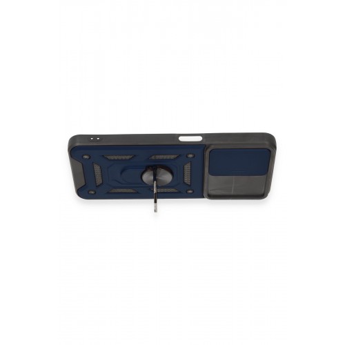 Newface Realme C35 Kılıf Pars Lens Yüzüklü Silikon - Lacivert Newface Realme C35 Kılıf Pars Lens Yüzüklü Silikon - Lacivert