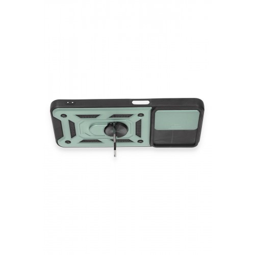 Newface Realme C35 Kılıf Pars Lens Yüzüklü Silikon - Yeşil Newface Realme C35 Kılıf Pars Lens Yüzüklü Silikon - Yeşil