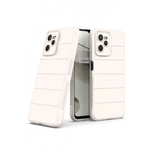 Newface Realme C35 Kılıf Optimum Silikon - Krem Newface Realme C35 Kılıf Optimum Silikon - Krem