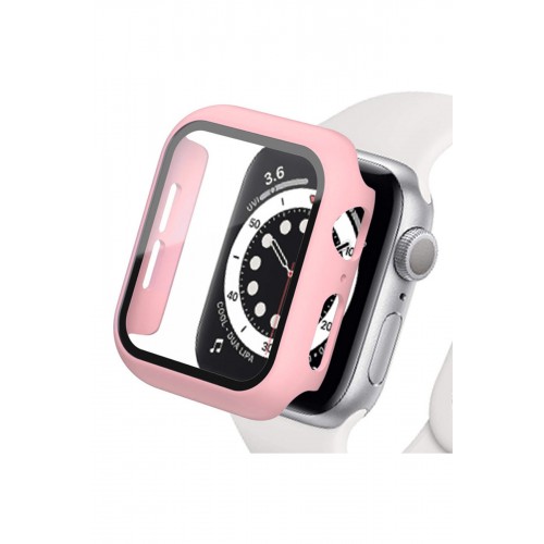 Newface Apple Watch 42mm Camlı Kasa Ekran Koruyucu - Rose Gold Newface Apple Watch 42mm Camlı Kasa Ekran Koruyucu - Rose Gold