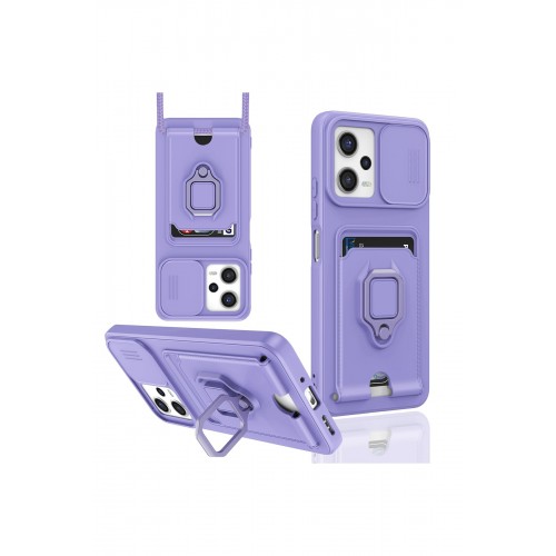 Newface Xiaomi Poco X5 5G Kılıf Zuma Kartvizitli Yüzüklü Silikon - Lila Newface Xiaomi Poco X5 5G Kılıf Zuma Kartvizitli Yüzüklü Silikon - Lila