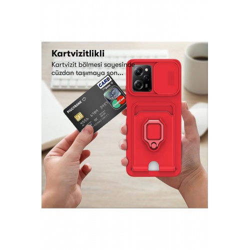 Newface Xiaomi Poco X5 Pro 5G Kılıf Zuma Kartvizitli Yüzüklü Silikon - Kırmızı Newface Xiaomi Poco X5 Pro 5G Kılıf Zuma Kartvizitli Yüzüklü Silikon - Kırmızı