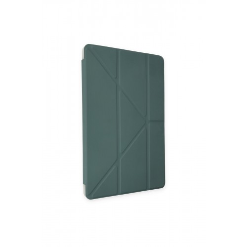 Newface iPad Air 5 (2022) Kılıf Kalemlikli Hugo Tablet Kılıfı - Koyu Yeşil Newface iPad Air 5 (2022) Kılıf Kalemlikli Hugo Tablet Kılıfı - Koyu Yeşil