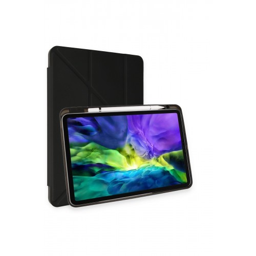 Newface iPad Pro 12.9 (2018) Kılıf Kalemlikli Hugo Tablet Kılıfı - Siyah Newface iPad Pro 12.9 (2018) Kılıf Kalemlikli Hugo Tablet Kılıfı - Siyah