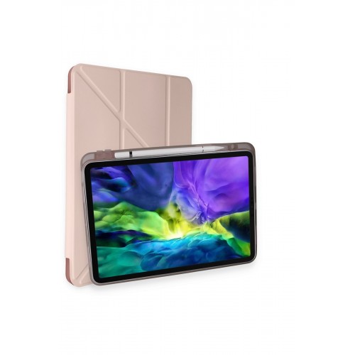 Newface iPad Pro 12.9 (2021) Kılıf Kalemlikli Hugo Tablet Kılıfı - Rose Gold Newface iPad Pro 12.9 (2021) Kılıf Kalemlikli Hugo Tablet Kılıfı - Rose Gold