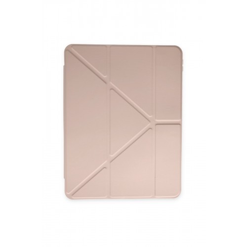Newface iPad Pro 12.9 (2021) Kılıf Kalemlikli Hugo Tablet Kılıfı - Rose Gold Newface iPad Pro 12.9 (2021) Kılıf Kalemlikli Hugo Tablet Kılıfı - Rose Gold