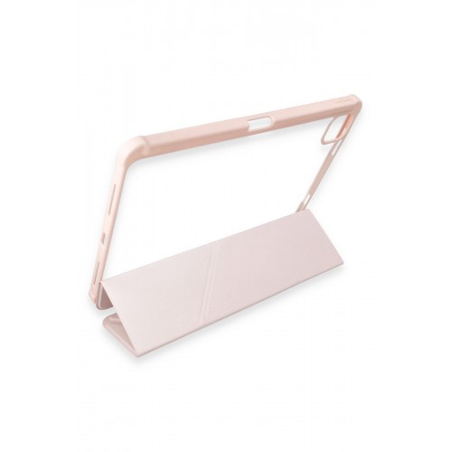 Newface iPad Pro 12.9 (2021) Kılıf Kalemlikli Hugo Tablet Kılıfı - Rose Gold Newface iPad Pro 12.9 (2021) Kılıf Kalemlikli Hugo Tablet Kılıfı - Rose Gold