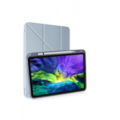 Newface iPad Pro 12.9 (2021) Kılıf Kalemlikli Hugo Tablet Kılıfı - Mavi Newface iPad Pro 12.9 (2021) Kılıf Kalemlikli Hugo Tablet Kılıfı - Mavi