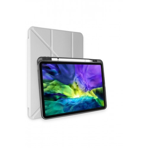 Newface iPad Pro 11 (2018) Kılıf Kalemlikli Mars Tablet Kılıfı - Gri Newface iPad Pro 11 (2018) Kılıf Kalemlikli Mars Tablet Kılıfı - Gri