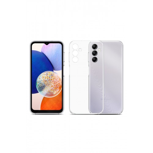 Newface Samsung Galaxy A14 4G Kılıf Lüx Şeffaf Silikon Newface Samsung Galaxy A14 4G Kılıf Lüx Şeffaf Silikon