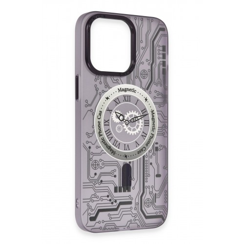 Newface iPhone 14 Pro Max Kılıf Apollo Magneticsafe Desenli Kapak - Apollo Mor - 5 Newface iPhone 14 Pro Max Kılıf Apollo Magneticsafe Desenli Kapak - Apollo Mor - 5