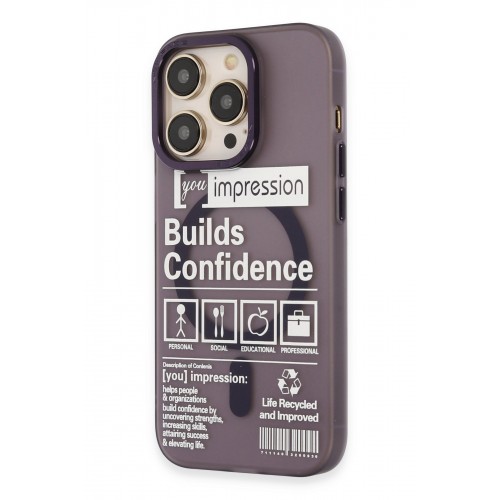 Newface iPhone 14 Pro Kılıf Apollo Magneticsafe Desenli Kapak - Apollo Mor - 6 Newface iPhone 14 Pro Kılıf Apollo Magneticsafe Desenli Kapak - Apollo Mor - 6