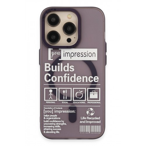 Newface iPhone 14 Pro Kılıf Apollo Magneticsafe Desenli Kapak - Apollo Mor - 6 Newface iPhone 14 Pro Kılıf Apollo Magneticsafe Desenli Kapak - Apollo Mor - 6