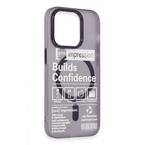 Newface iPhone 14 Pro Kılıf Apollo Magneticsafe Desenli Kapak - Apollo Mor - 6 Newface iPhone 14 Pro Kılıf Apollo Magneticsafe Desenli Kapak - Apollo Mor - 6